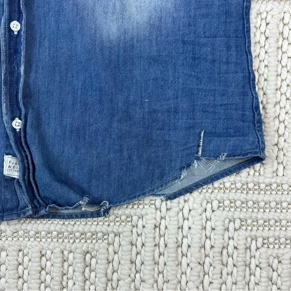 Frank & Eileen Famous Denim Shirt Size L - Picture 14 of 17